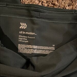 All in Motion / Target brand Hunter Green High Rise Activewear